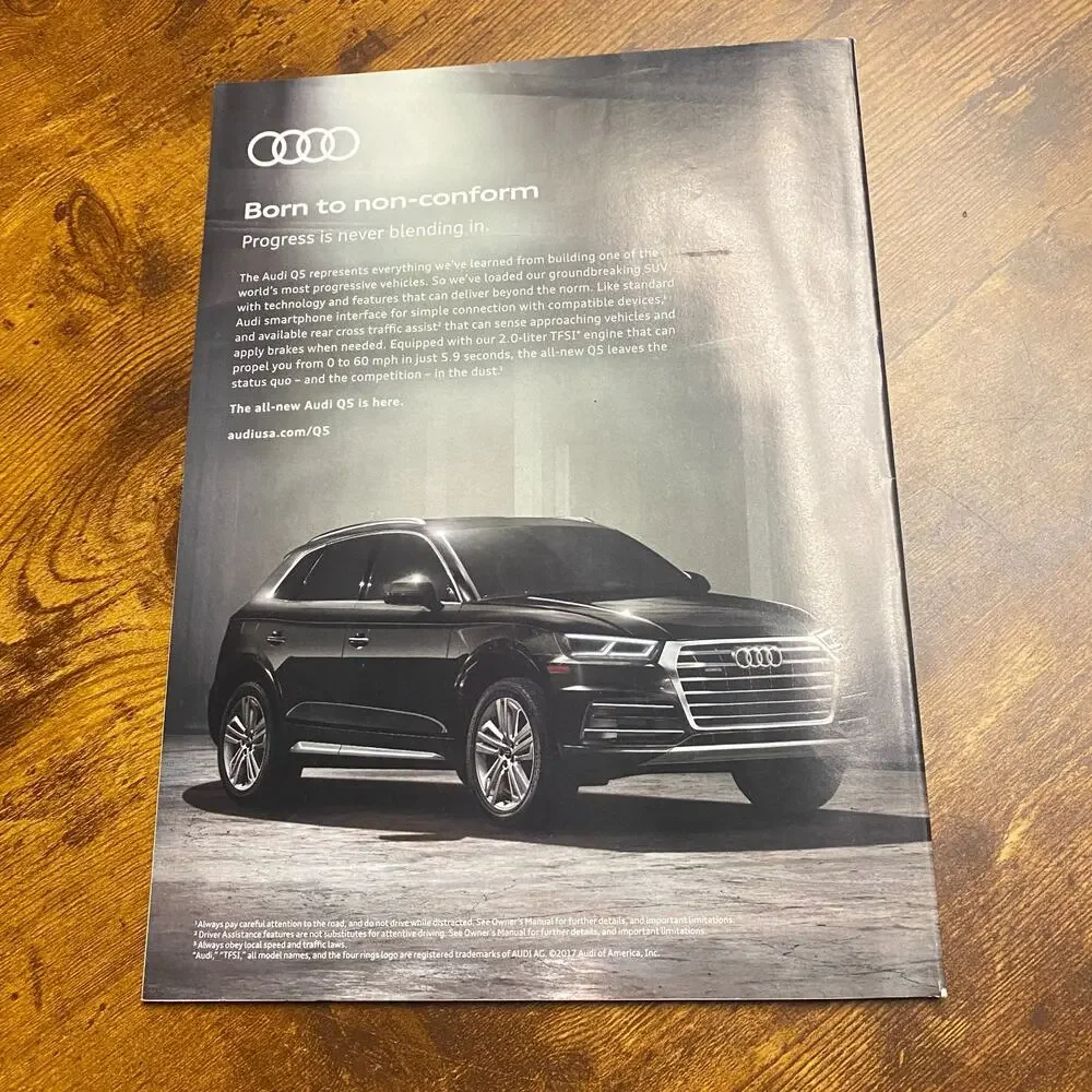 Motor Trend Magazine July 2017 Future Cars Issue Infiniti QX80 Monograph Concept